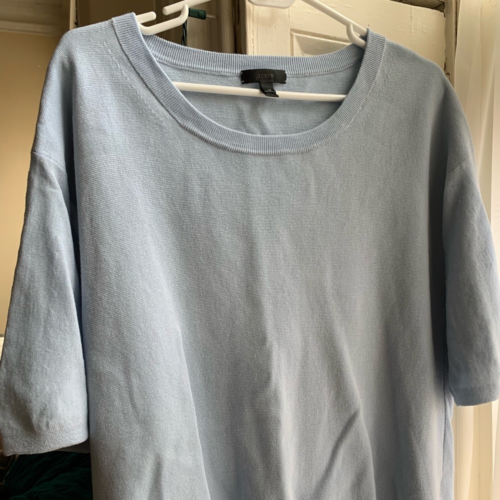 J Crew Baby Blue Sweater